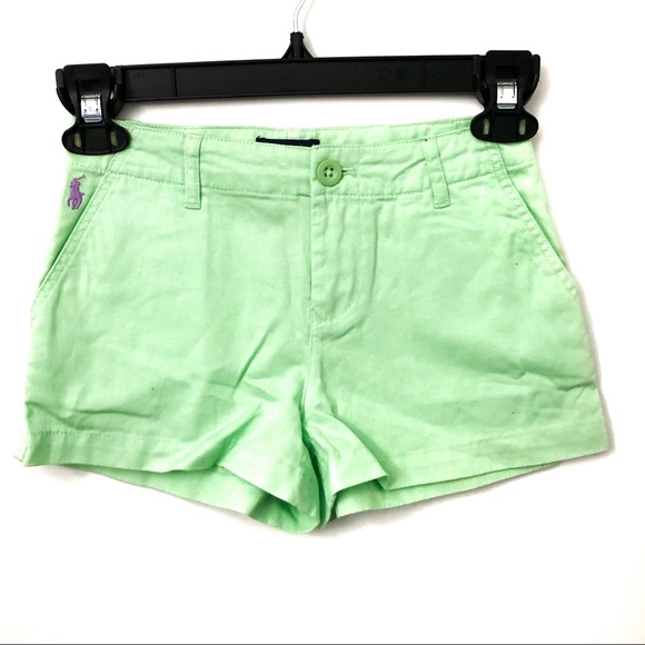 Polo Ralph Lauren Other - Polo Ralph Lauren Girls Lime Green Classic Short